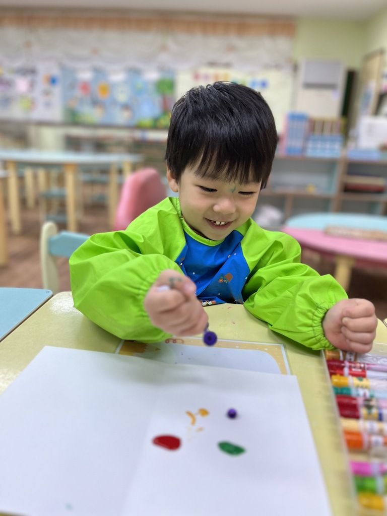 데칼코마니 기법으로 우리 집 만들기